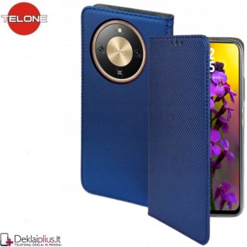 Telone atverčiamas dėklas - mėlynas (Huawei Honor Magic 8 Lite) Telone atverčiamas dėklas - mėlynas (Huawei Honor Magic 8 Lite)